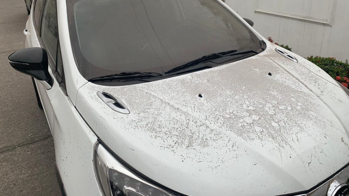 La caída de ceniza se evidencio en sectores del norte y sur de Guayaquil, además de varías localidades del Litoral.