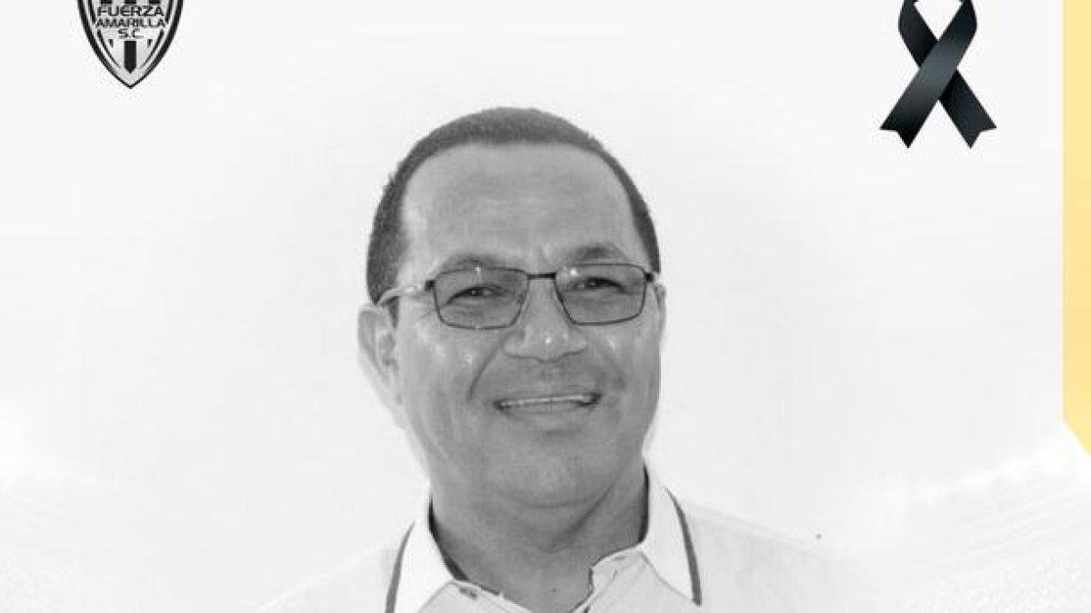 El presidente de Fuerza Amarilla falleció por coronavirus.