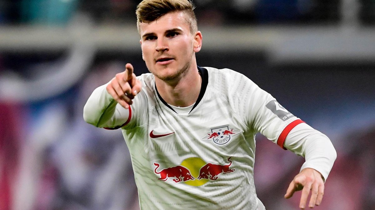 Timo Werner estará hasta finalizar la Bundesliga en el Leipzig, luego viajará a Inglaterra.