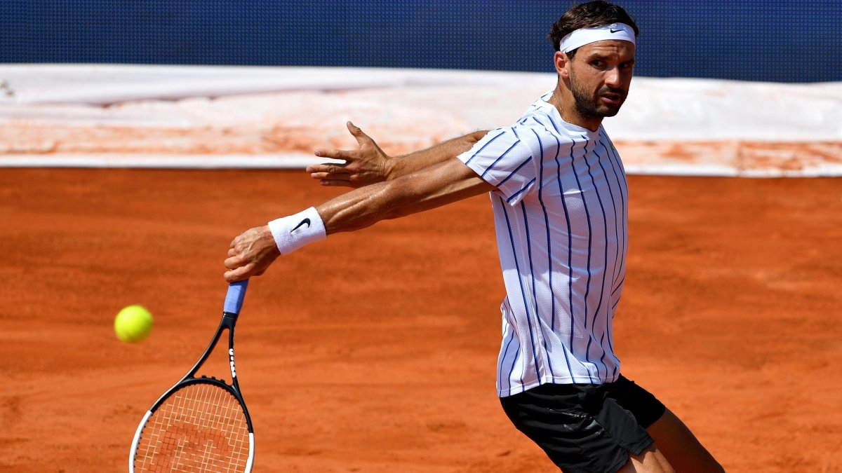 El tenista búlgaro Grigor Dimitrov es uno de los casos positivos de COVID-19 tras disputar el Adria Tour cuya final ya fue cancelada tras el también positivo de Coric.