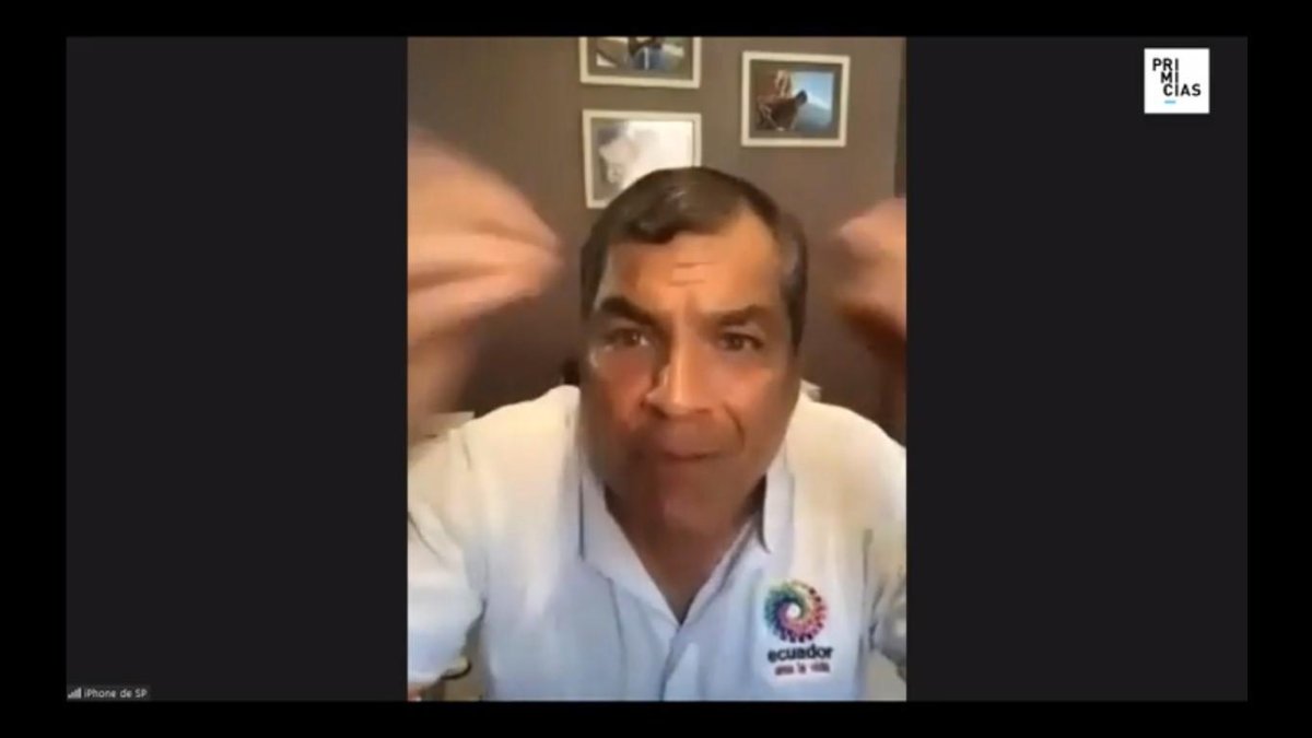 Candidato. Correa le dijo a Primicias que quiere ser vicepresidente.
