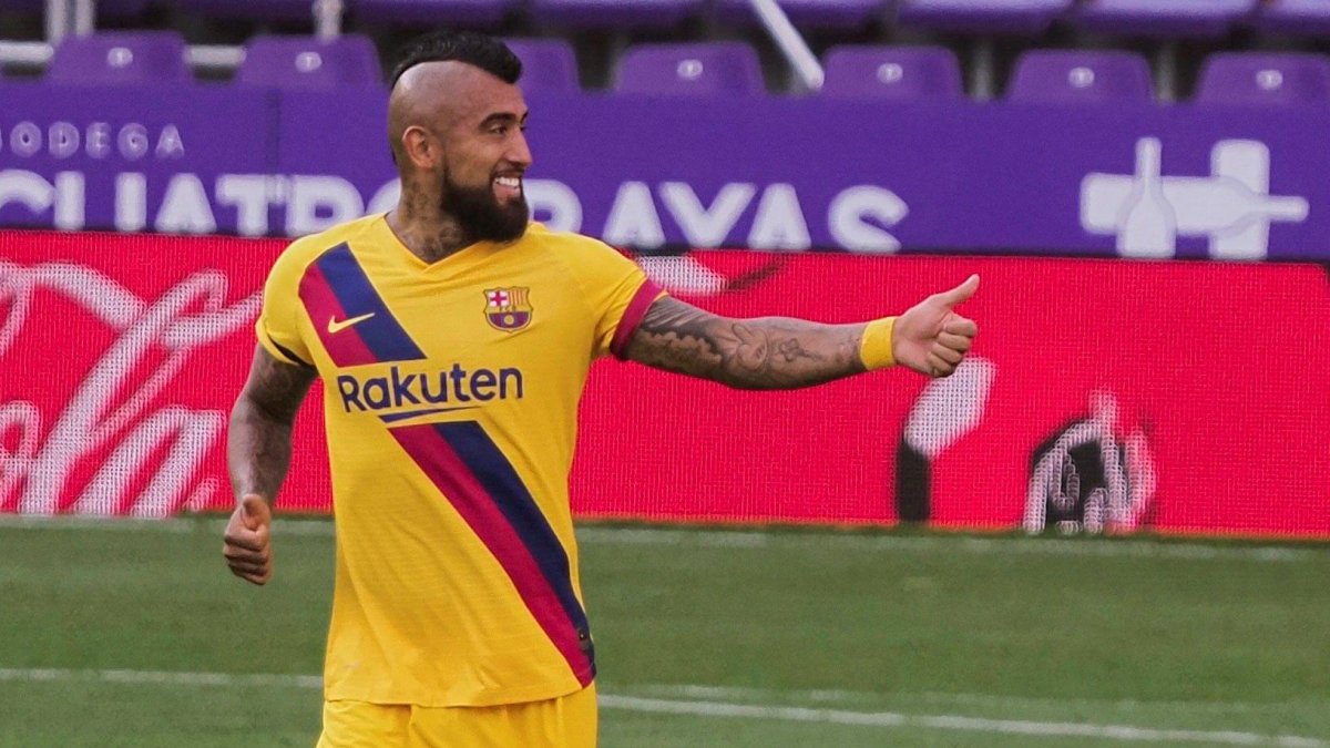 Arturo Vidal sumó muchos minutos en esta última liga que jugó con el FC Barcelona