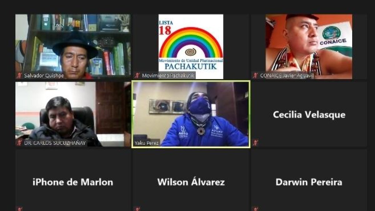 El movimiento indígena y su brazo político, Pachakutik, aún no definen su precandidato para las elecciones presidenciales.