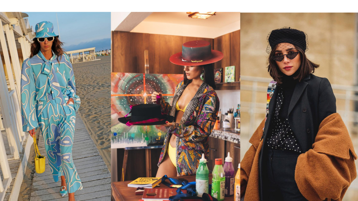 Gorro pescador, sombrero de ala recta y boina.