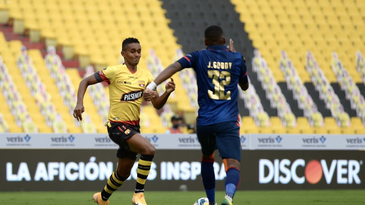 Barcelona vence a Olmedo 1-0, al término del primer tiempo, de la fecha 9 de la LigaPro.