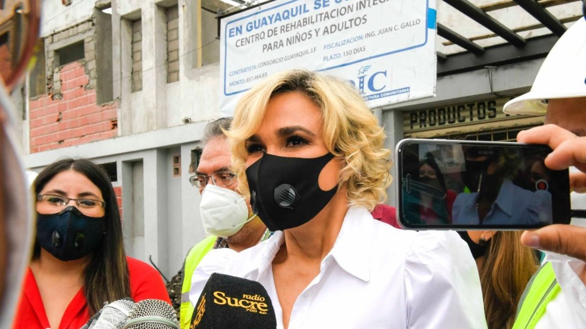 La alcaldesa Cynthia Viteri, en una reciente aparición pública.