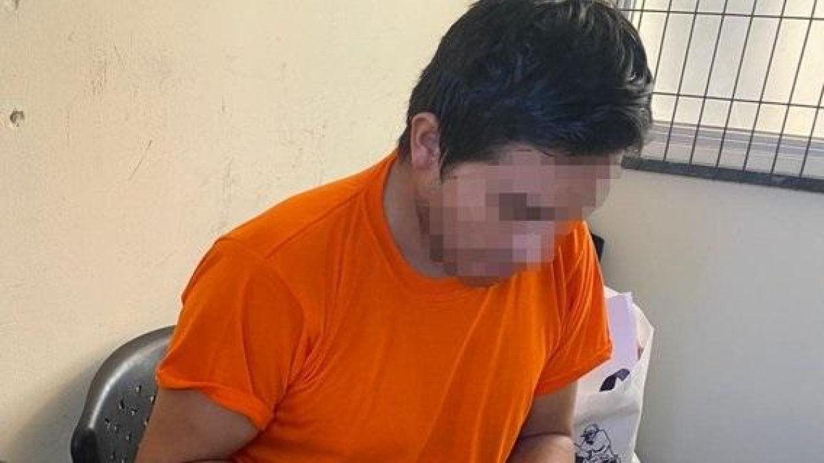 Daniel Salcedo dentro de la cárcel de El Inca, según publicó el SNAI en redes sociales.