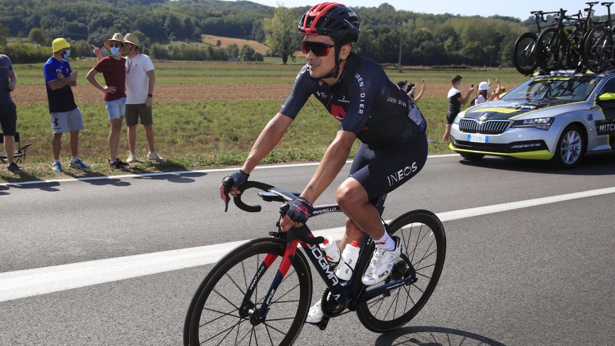 El ciclista tricolor se cayó a 50 kilómetros de haber iniciado la etapa 15 del Tour.