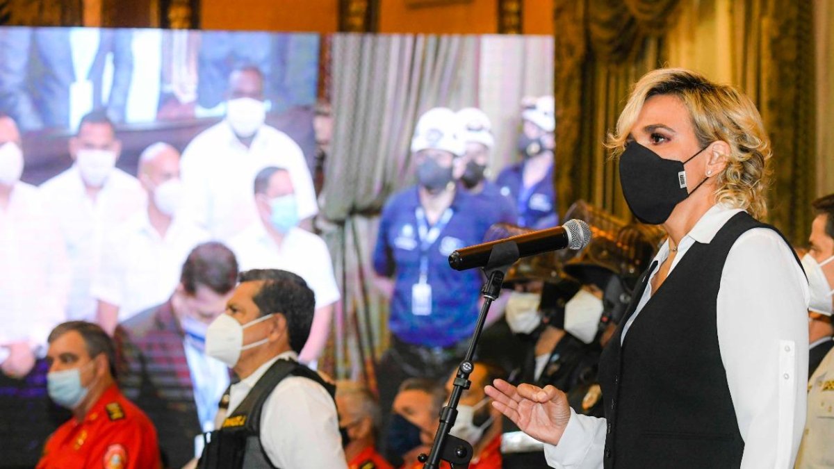 La alcaldesa Cynthia Viteri, en una reciente aparición pública.