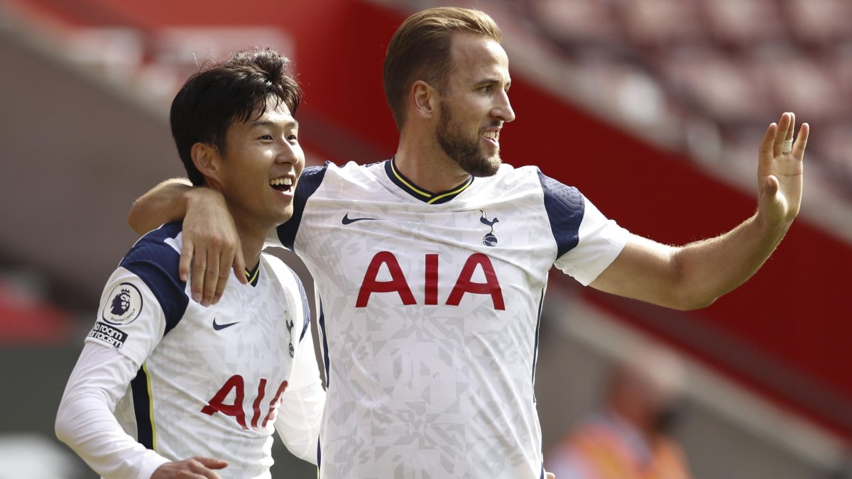 Son y Kane fueron las grandes figuras de la victoria contra el Southampton.