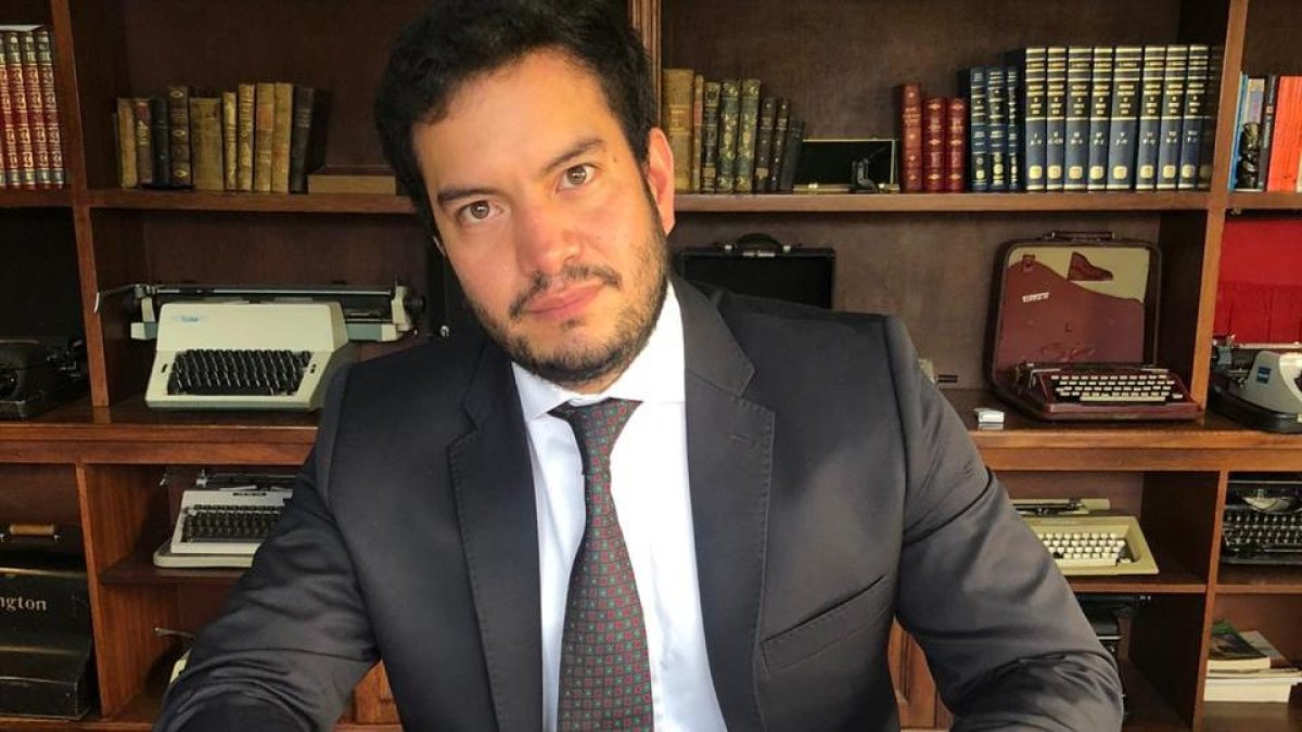 Juan Pablo Merino es el abogado de Jorge Chérrez Miño