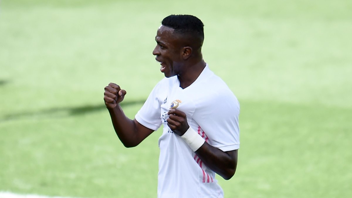 El delantero brasileño del Real Madrid fue figura en el triunfo contra el Levante.