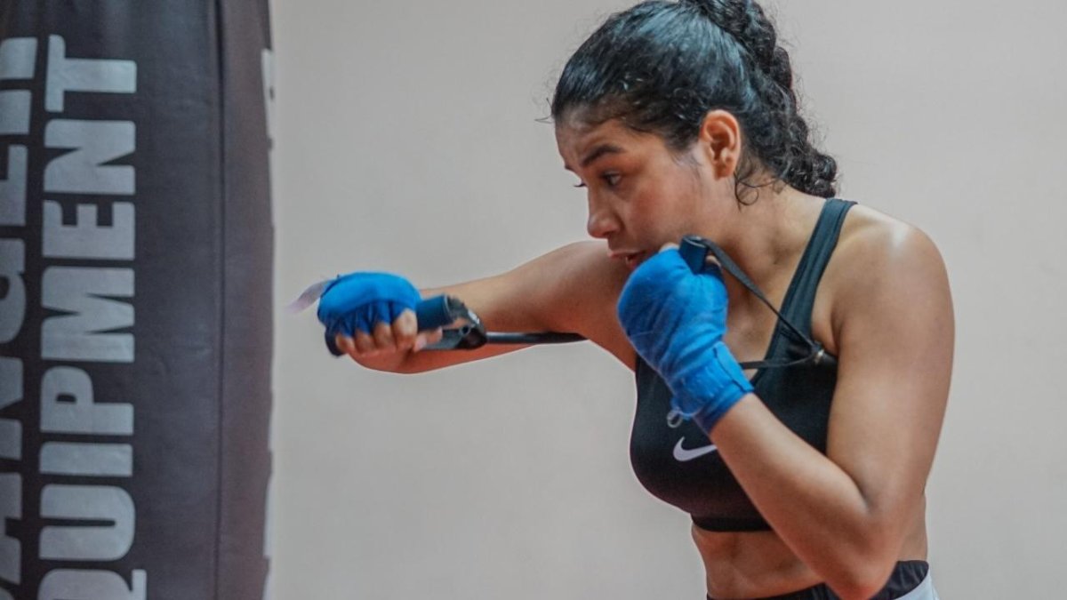 La boxeadora  portovejense, quien pelea en los 57 kilogramos, participa actualmente en un concentrado con la selección nacional de este deporte en Napo, provincia del Tena.