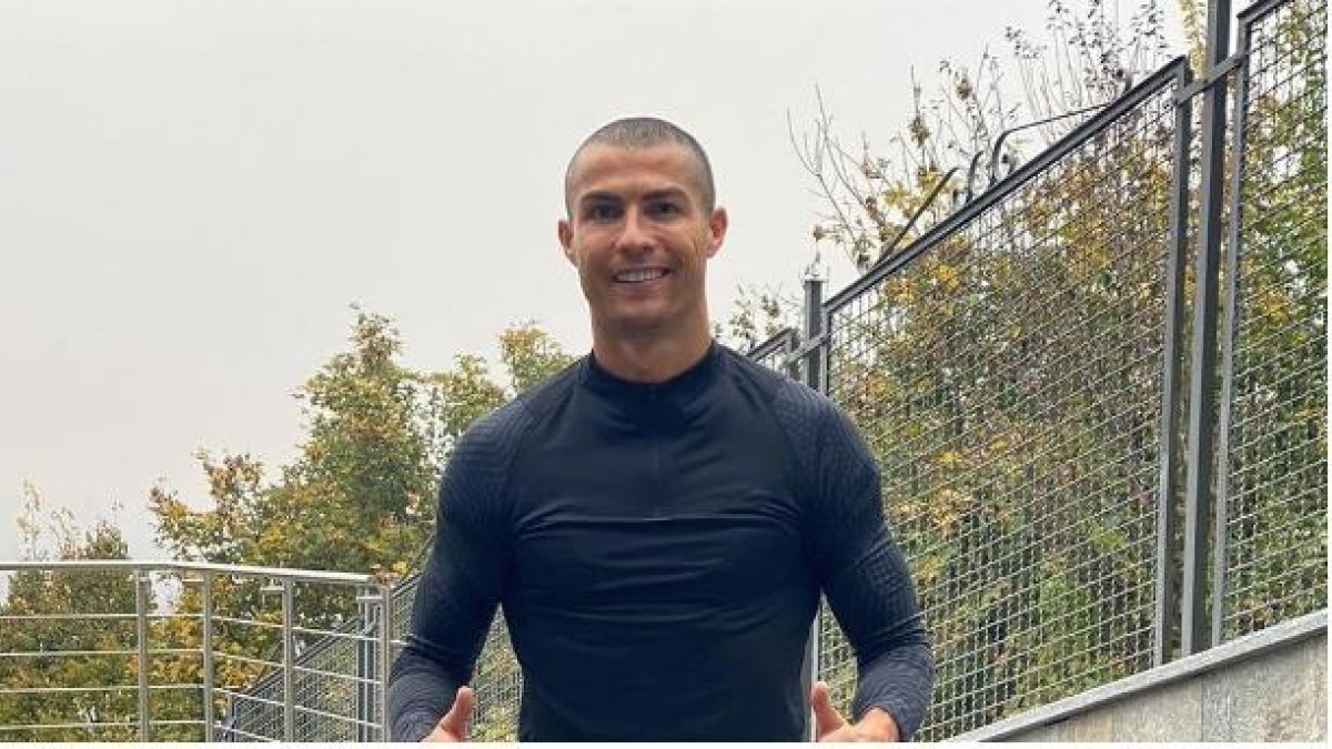 El portugués mostró su nuevo estilo. Estará así cuando vuelva al fútbol.