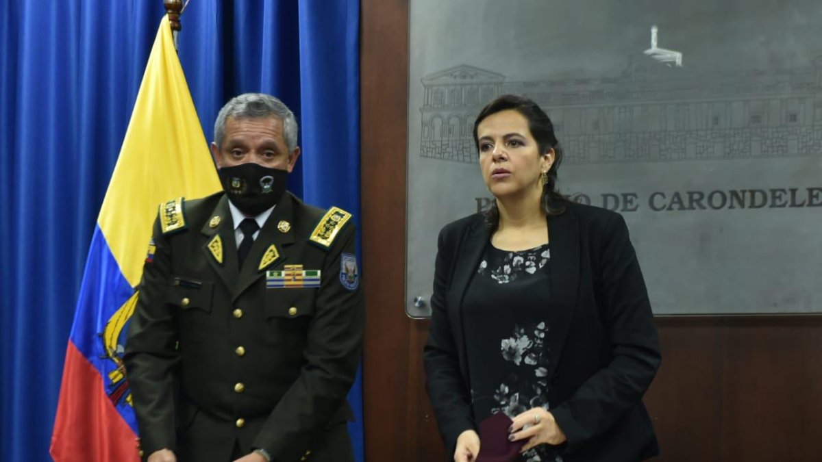 Marìa Paula Romo tuvo el respaldo de la cúpula policial.