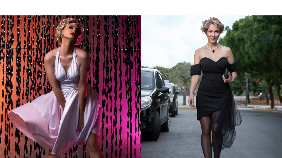 Looks inspirados en Marilyn Monroe y la Princesa Diana.