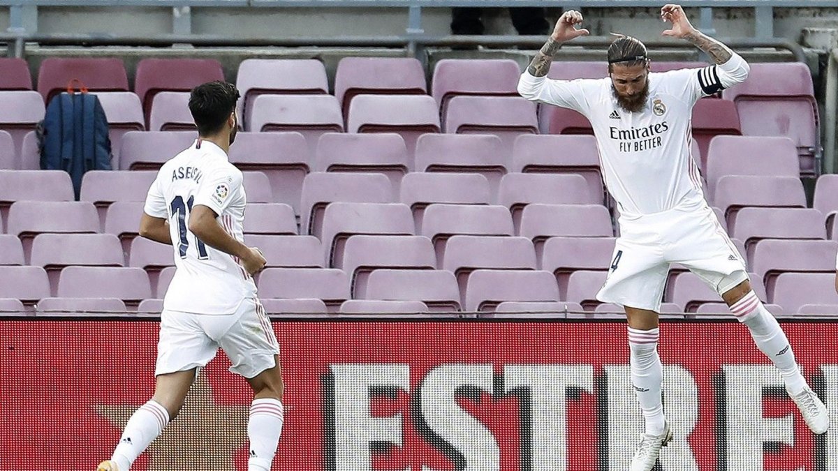 El retorno de Sergio Ramos fue clave para la victoria del Real Madrid. Lideró la zaga y marcó el segundo tanto de los merengues.