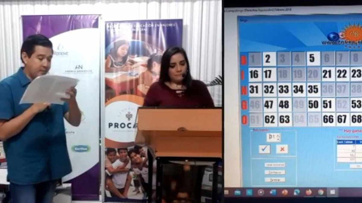 La fundación Procare fue la primera institución en Guayaquil que realizó bingos virtuales,