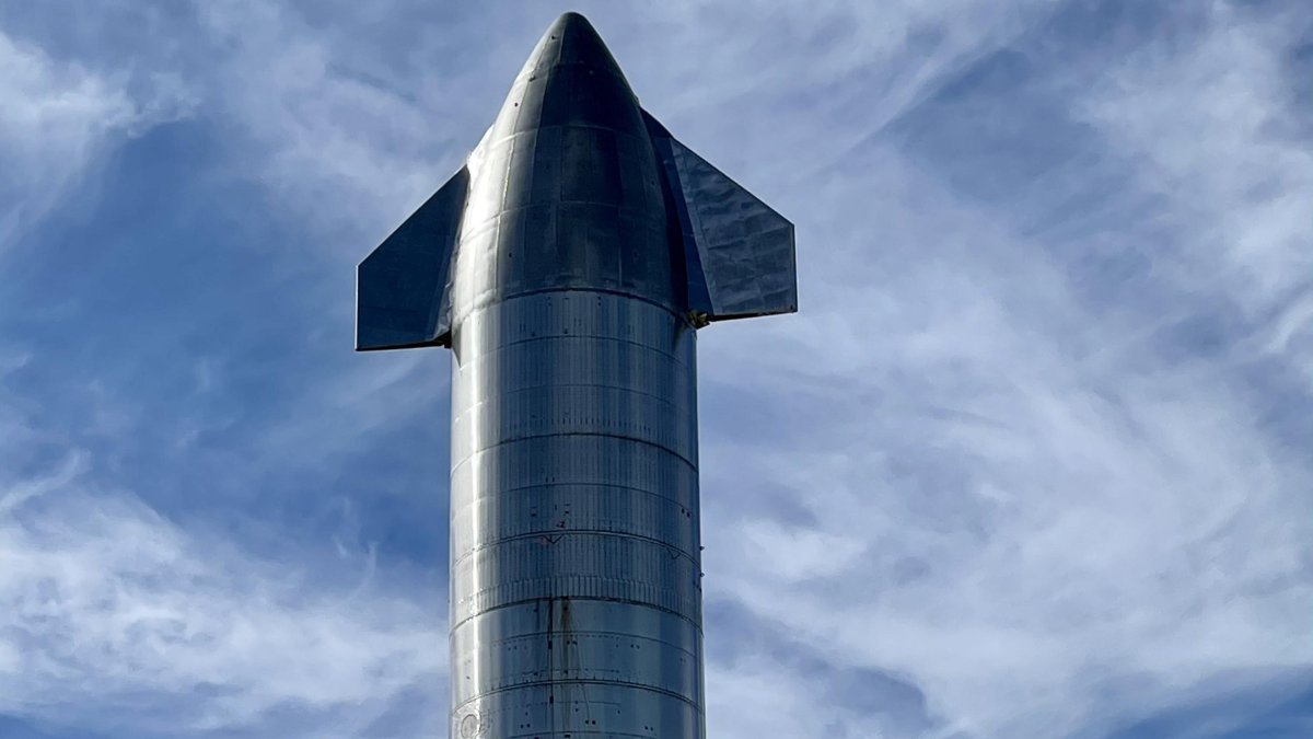 Imagen del prototipo de nave que explotó este miércoles.