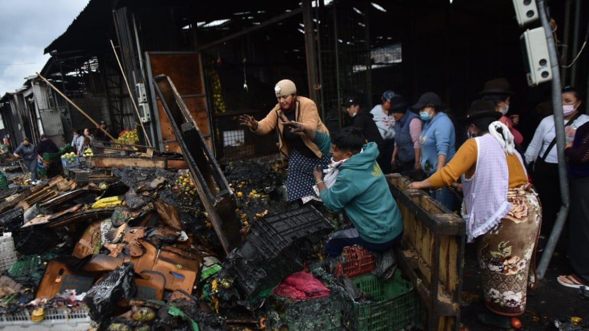 En el lugar también se encuentra personal de la Unidad de Investigación de Incendios para determinar las causas del flagelo.