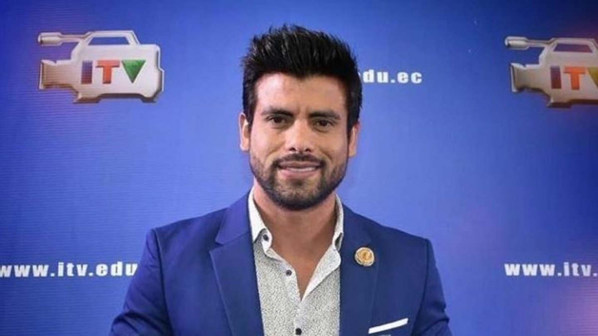 Efraín Ruales, presentador de televisión asesinado el 27 de enero de 2021.