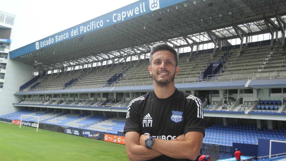 Marcos Mondaini, exdelantero del Bombillo cumple ahora su rol como director deportivo del club.