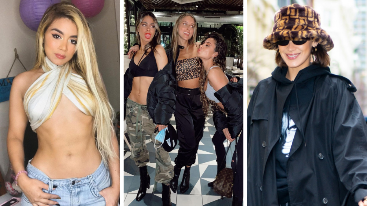 Andreína Bravo, Tini y Bella Hadid.