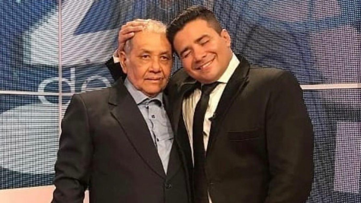 Henry con Don Darío Bustamante.