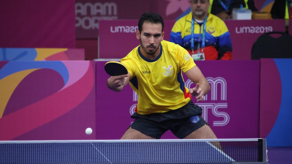 Preparación. Alberto Miño durante los Juegos Panamericanos 2019, antesala de los Olímpicos, llegó hasta instancias importantes, pero finalmente no pudo subir al podio.