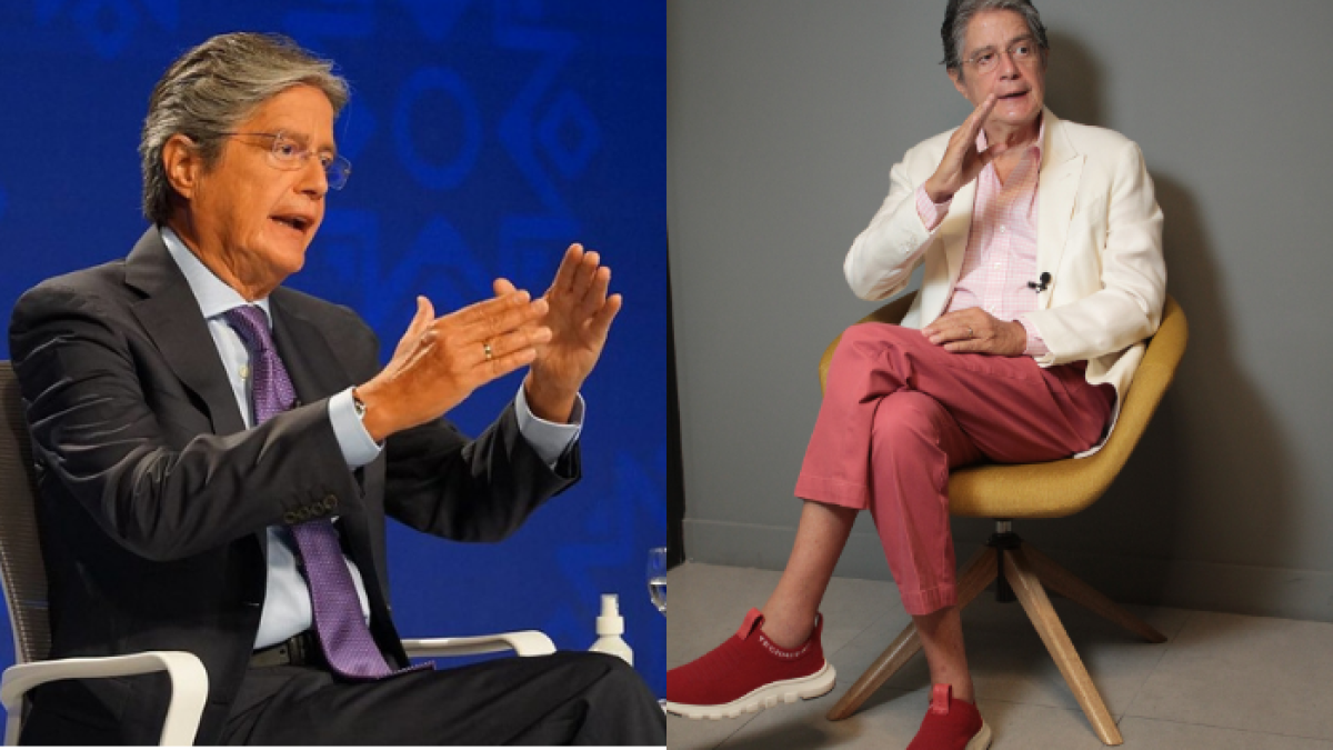 Guillermo Lasso durante su candidatura en el 2021.