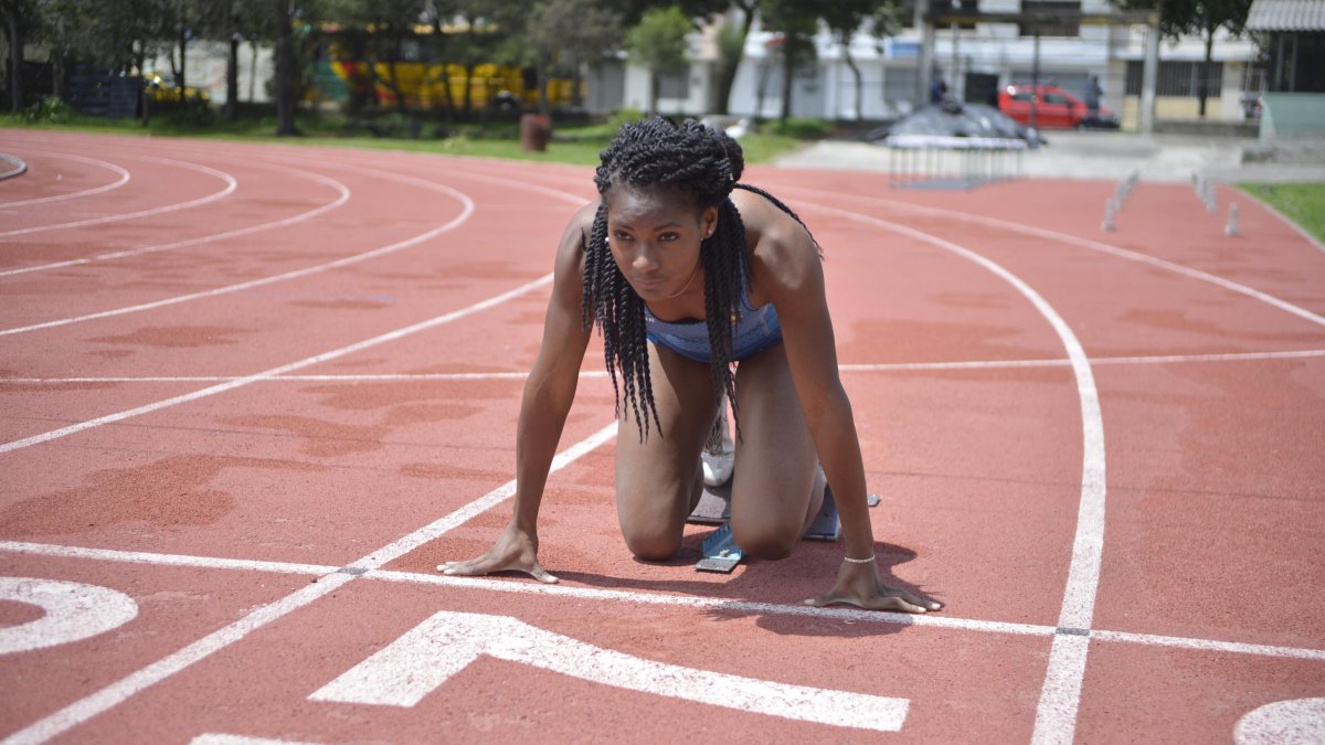 espedida. Marisol Landázuri, pese a ya no estar con la Tri, sigue entrenando en la pista Los Chasquis.