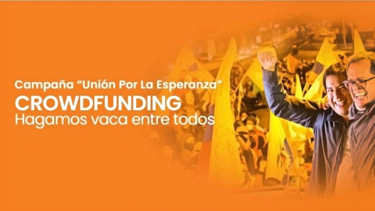 Internet. Lo pusieron únicamente en la página oficial del binomio y no volvieron a promocionarlo. Ahora dicen haber recaudado un millón de dólares.