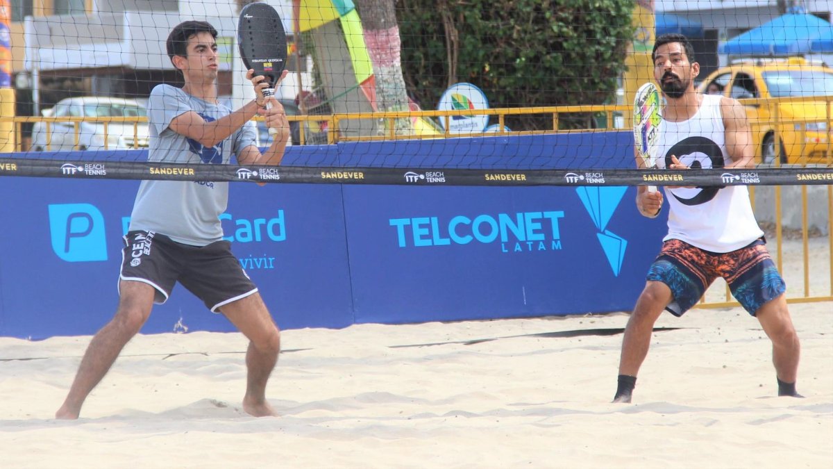 Competencia. Sebastián Quintana, actual # 1 de Ecuador (i), estará en Karibao.