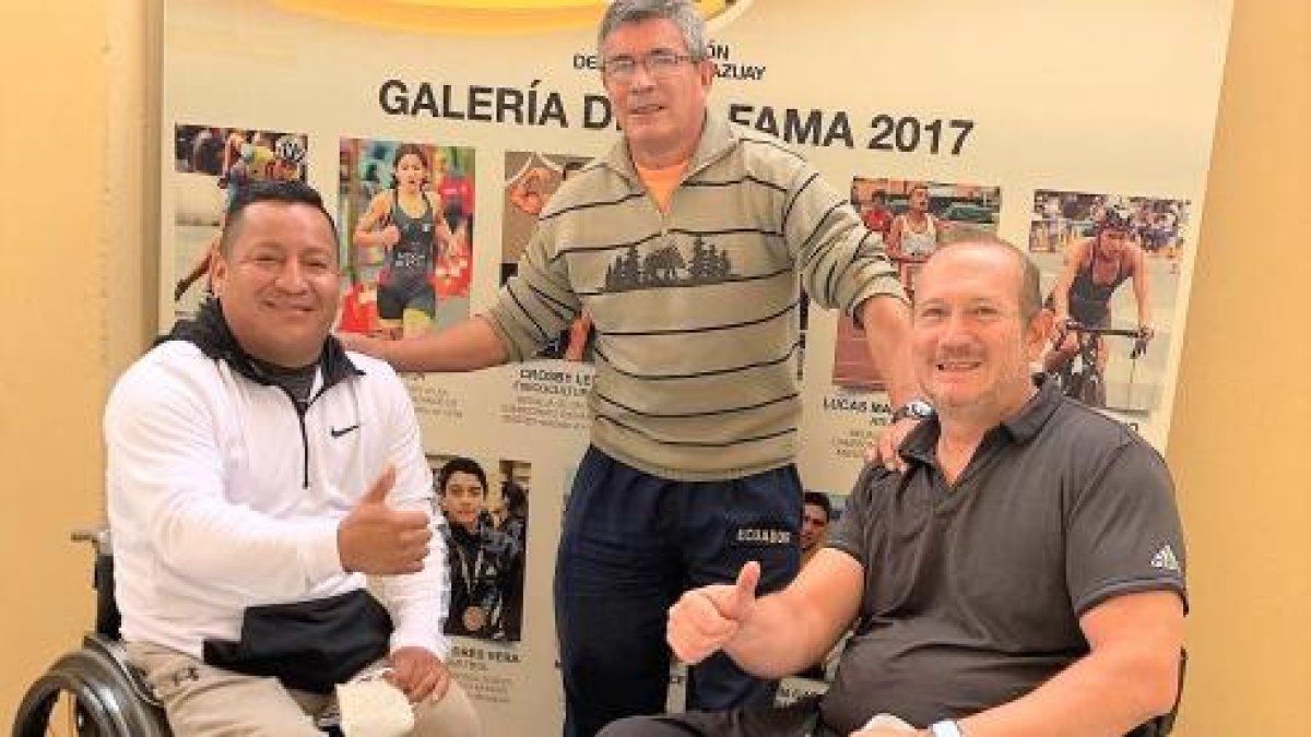 Selectivo. Francisco Beltrán (i), Efraín Cabrera y Esteban Ortíz participaron en el torneo.