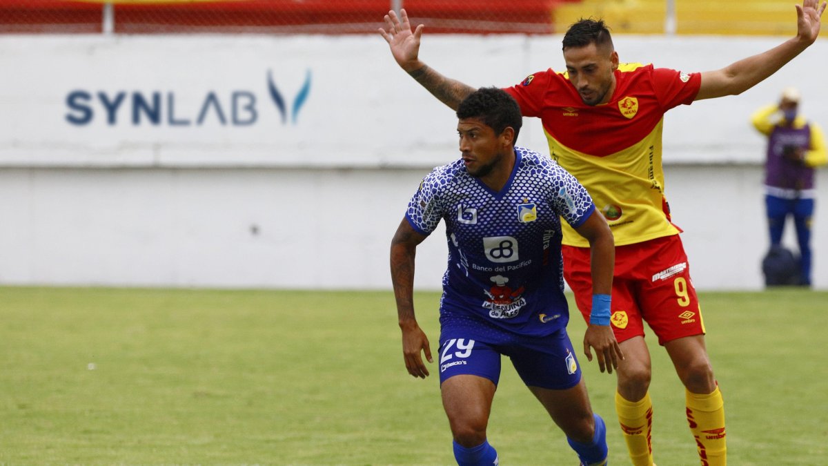 Delfín logró igualar al último minuto en su visita al estadio de Aucas.