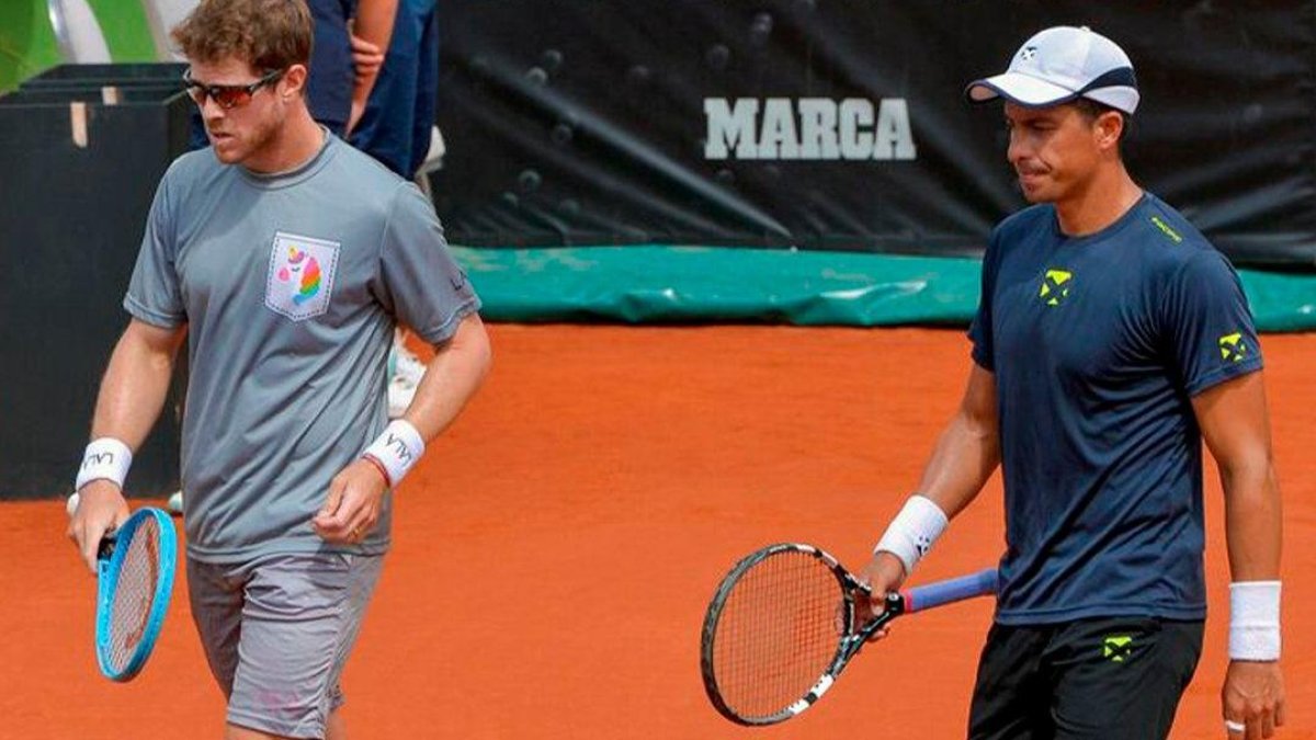 La pareja de sudamericanos no pudo ante Ivan y Matej Sabanov y perdieron por parciales de 6-3 y 7-6 (5).