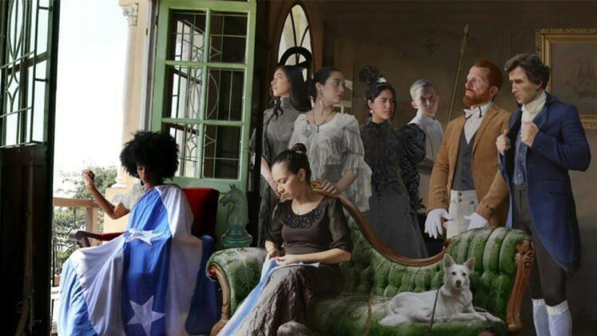 Uno de los óleos del Bicentenario, cuya ejecución se canceló.