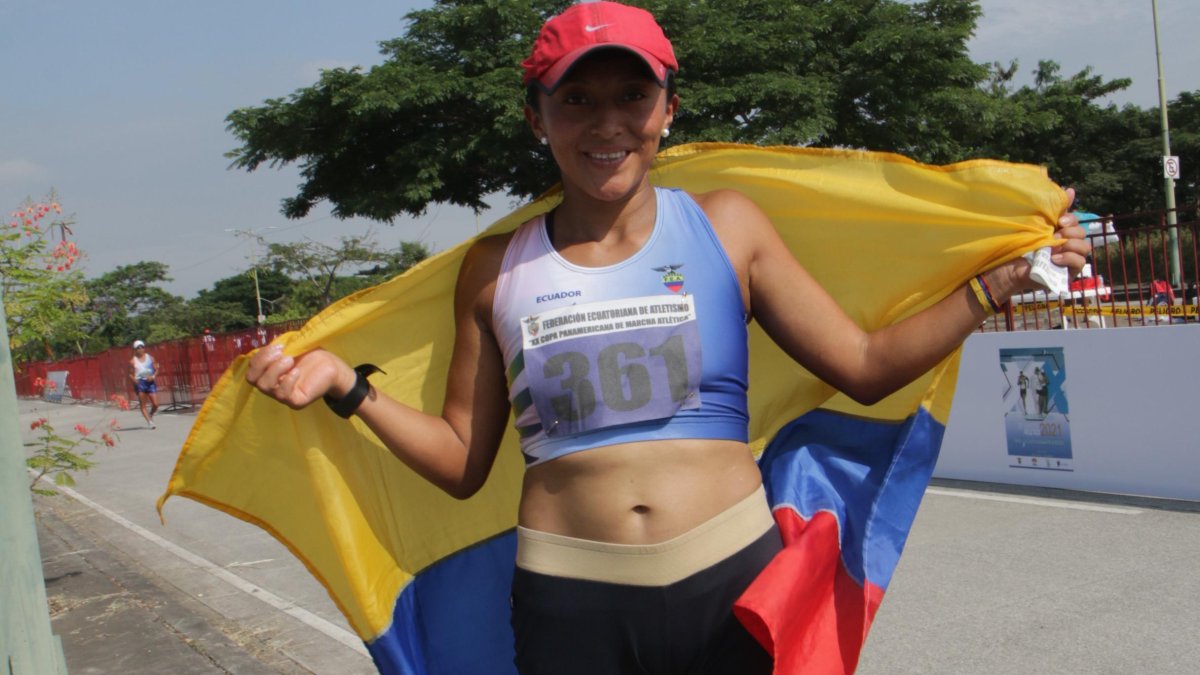 La marchista dio la sorpresa en el Panamericano, al ganar los 35 km. Pupila de Luis Chocho y admiradora de la campeona mundial, se proyecta a París 2024