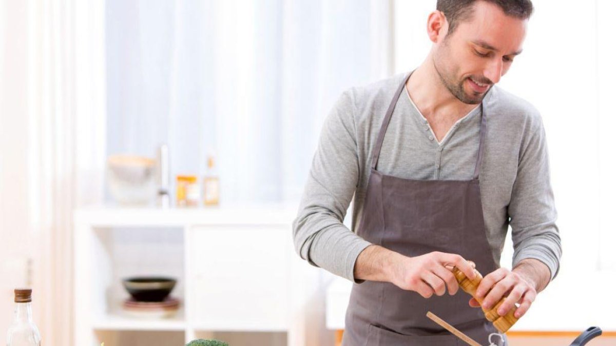 Ellos también se divierten en los fogones