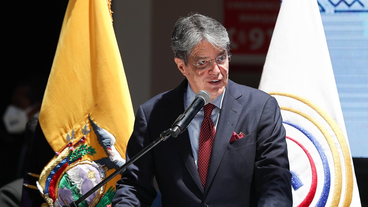 El presidente de Ecuador, Guillermo Lasso.
