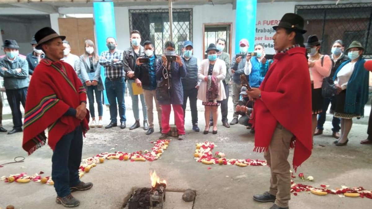 Ceremonia. La semana pasada se realizó en Cotopaxi el cambio de mando en el MICC.