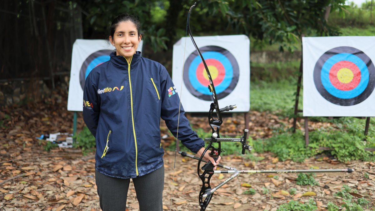 Espinoza de los Monteros competirá hoy en la prueba de tiro con arco recurvo, 70 metros de distancia.