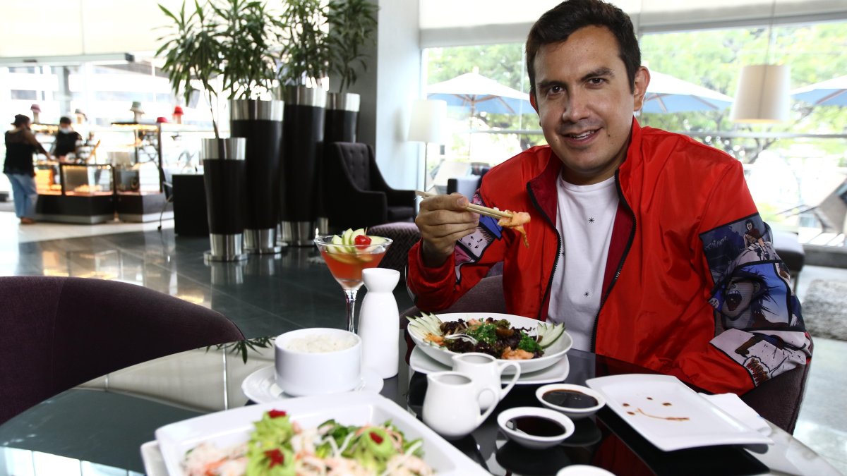 Luigi Marchelle es fan de la cultura japonesa desde niño.