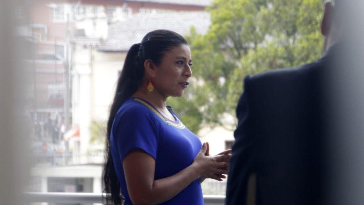 Rosa Cerda estuvo este 23 de agosto en la Asamblea, pero su equipo de trabajo impidió que tenga contacto con la prensa.