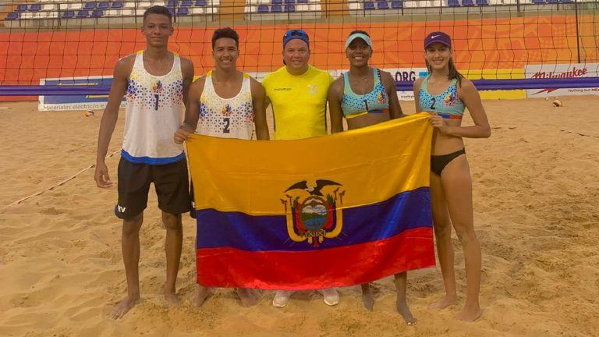 Joffre Jurado y Mateo Estupiñán y Karelys Simisterra con Valeska Chérrez obtuvieron el boleto a la cita ecuménica.