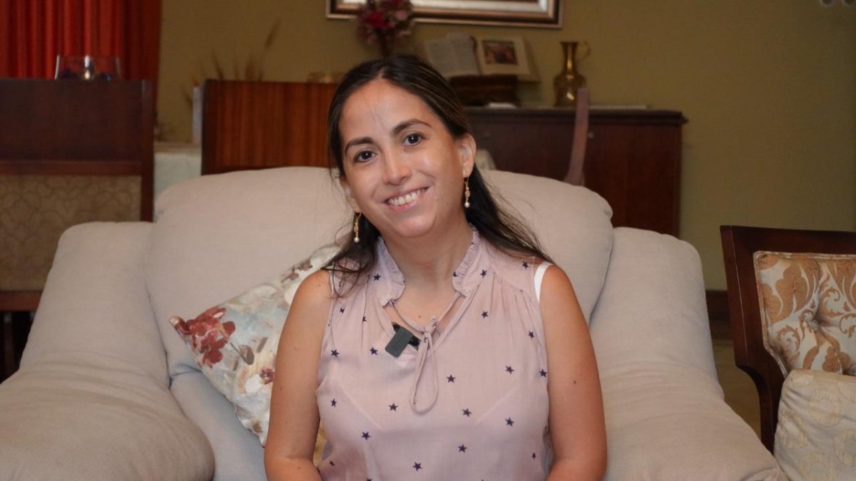 Martha Cortez miembro activo de la Fundación Ecuatoriana para la Ayuda al Síndrome del Turner..