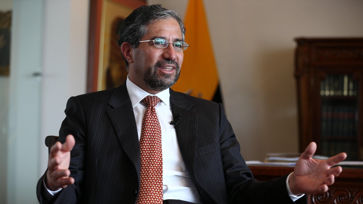 El canciller de Ecuador, Mauricio Montalvo, en una fotografía de archivo