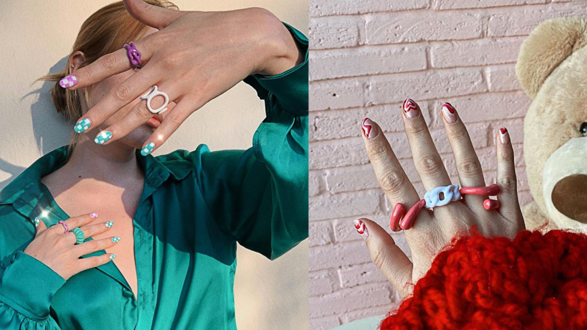 Anillos ‘chunky’.