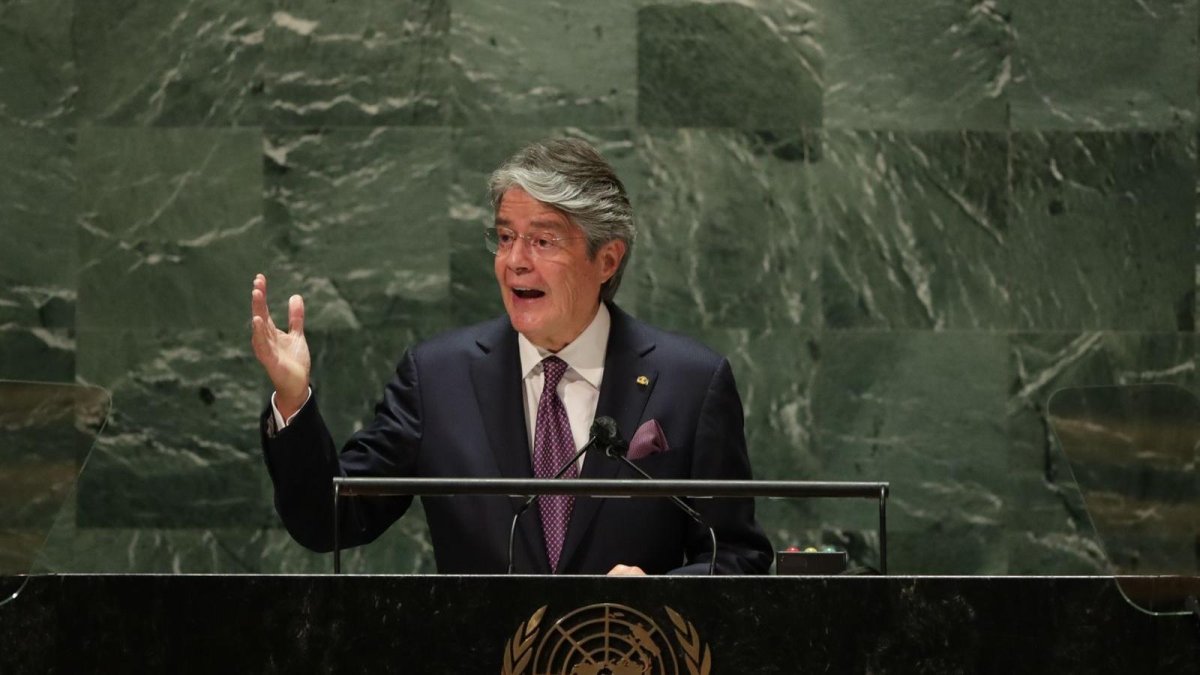 El presidente Lasso compareció ante la Asamblea General de las Naciones Unidas.