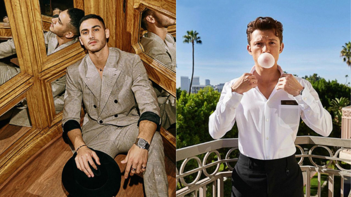 Alejandro Speitzer y Tom Holland.